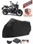 Bajaj Dominar 250 D Motor Brandası Siyah Motorsiket Brandası Motor Örtüsü Çadır Su Geçirmez Motosiklet Kılıfı Motor Brandası 1