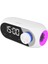 Mikado Md-W7 1200MAH 5W Beyaz Bluetooth-Aux-Derece-Usb-Fm Double Alarmlı Saat Speaker Speaker 1