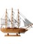 Dekoratif Ahşap El Yapımı Yelkenli Gemi Maketi Masaüstü Biblo Ev Ofis Hediyesi 40 Cm. Model A 3