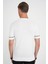 Comfort Fit Bisiklet Yaka Kısa Kollu Ekru Triko Tr 882 10