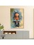 Tekli Dikey Kanvas Tablo Albert Einstein Karikatür 1