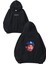 La Cap Tasarım Baskılı Oversize Siyah Kapüşonlu Sweatshirt 1