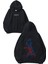 2 Fighter Tasarım Baskılı Oversize Siyah Kapüşonlu Sweatshirt 1