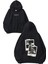 Basketball Polaroid Tasarım Baskılı Oversize Siyah Kapüşonlu Sweatshirt 1