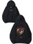 Rock Heart Tasarım Baskılı Oversize Siyah Kapüşonlu Sweatshirt 1