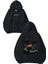 No Road Tasarım Baskılı Oversize Siyah Kapüşonlu Sweatshirt 1