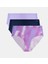 Kadın Ua Pure Stretch No Show Hipster-Print 3'lü Paket Iç Giyim 1383896-575 3