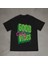 Goodvibes Tasarım Baskılı Siyah Oversize T-Shirt 1