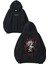 God Red Tasarım Baskılı Oversize Siyah Kapüşonlu Sweatshirt 1