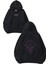 Human Mentality Tasarım Baskılı Oversize Siyah Kapüşonlu Sweatshirt 1