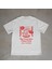 Pizza Tasarım Baskılı Beyaz Oversize T-Shirt 1
