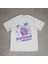 Y2K Tasarım Baskılı Beyaz Oversize T-Shirt 1