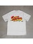 Street Fighter Tasarım Baskılı Beyaz Oversize T-Shirt 1