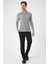 Tr 878 Triko Slim Fit Gri Basic 6