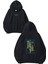 Glory Tasarım Baskılı Oversize Siyah Kapüşonlu Sweatshirt 1