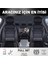 Mazda 3 Uyumlu Yarı Deri Oto Koltuk Kılıfı Ön/arka 5 Li Set Norm Siyah-Beyaz 1