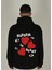 Heart Baskılı Kapüşonlu Sweatshirt 1