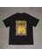 Nirvana 1 Tasarım Baskılı Siyah Oversize T-Shirt 1