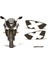 Yamaha R25 Uyumlu Far Sticker Far Içi Göz Sticker R25 Sticker Beyaz x 1