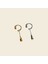 Zincirli Damla Earcuff Küpe | Gold ve Silver Renk | Deliksiz Kullanım | Trend Sallantılı Küpe 2