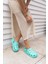 Tango Kadın Mint Yeşil Plaj Terlik 6