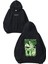 Irie Days Tasarım Baskılı Oversize Siyah Kapüşonlu Sweatshirt 1