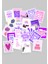 Renkli Pul Sticker Seti 20'li - Bullet Journal Ajanda Scrapbook 1