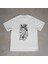 King Tasarım Baskılı Beyaz Oversize T-Shirt 1