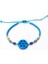 Süryani Nazar Çek Cam ve Dorika Boncuklu Mavi Bileklik 3