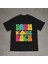 Bruh Tasarım Baskılı Siyah Oversize T-Shirt 1