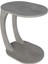 Oval C Sehpa Modern, Dayanıklı Hareketli Tekerlekli Yan Sehpa (Salon, Ofis, Yatak Odası) 6