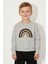 Erkek Çocuk %100 Pamuk Gökkuşağı Süzeneli Sweatshirt - 1021 1