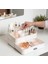 2 Katlı Çekmeceli Makyaj Organizeri Kozmetik Düzenleyici Saklama Kutusu Beyaz 1