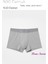 10 Adet Gri Soft Elastan Erkek Boxer %90 Pamuk%10 Elastan 3
