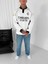 Realmadrid Yakalı Erkek Beyaz Sweatshirt 5