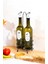 3 Parça 750 ml Cam Yağlık & Sirkelik Seti – Metal Standlı, Damlatmaz Başlıklı Cam Yağdanlık 1