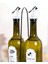 3 Parça 750 ml Cam Yağlık & Sirkelik Seti – Metal Standlı, Damlatmaz Başlıklı Cam Yağdanlık 3