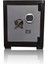 Sur Çelik Para Kasaları Şifreli Gizli Bölmeli Çelik Para Kasası Siyah Gri Kapaklı Sağlam 55 cm 1