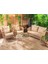 Dubai Rattan Bahçe Takımı Cappuccino 1