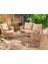 Dubai Rattan Bahçe Takımı Cappuccino 2
