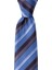 Mavi Gri Çizgili 8 cm Genişliğinde Kravat 2