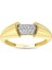 Taşlı Altın Yüzük - 14K 14