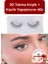 Doğal Ipek Takma Kirpik 1 Çift 3d/ Kaş-Kirpik Fırçası Hediyeli(Sınırlı Sayıda) 1