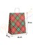 Ekose Desen Kraft Çanta Orta Boy 25X12X31 cm 25 Adet 1