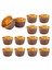 50pcs alüminyum folyo kek bardakları tek kullanımlık çörek astarları pişirme fincanları alüminyum cupcake ucu tava ramekin tutucuları küçük puding fincanları + kahverengi (Yurt Dışından) 7