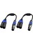 XLR Splitter Kablosu, 1 XLR dişi - 2 XLR Erkek Y kablosu dengeli mikrofon ayırıcı kablosu ses adaptörü 2 paketi (Yurt Dışından) 6