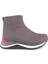 Kumaş Modern Ortopedik Spor Bot Gri Kumaş 1443 4