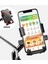 Ikiz Ayna Bağlantılı Otomatik Motosiklet ve Bisiklet Telefon Tutucu Motorsiklet Telefon Tutacağı 4