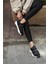 Elen Kadın Siyah Scuba Kumaş Taş Detay Sneaker 7
