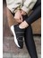Elen Kadın Siyah Scuba Kumaş Taş Detay Sneaker 8